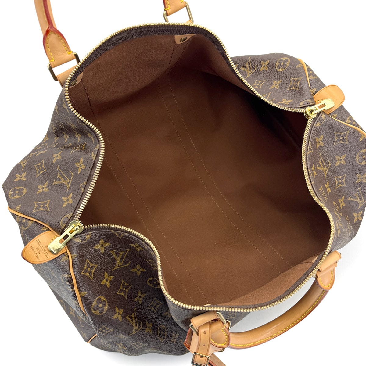 Luxury Promise Japan LOUIS VUITTON MONOGRAM KEEPALL 50 LUGGAGE BROWN M41426 90324138