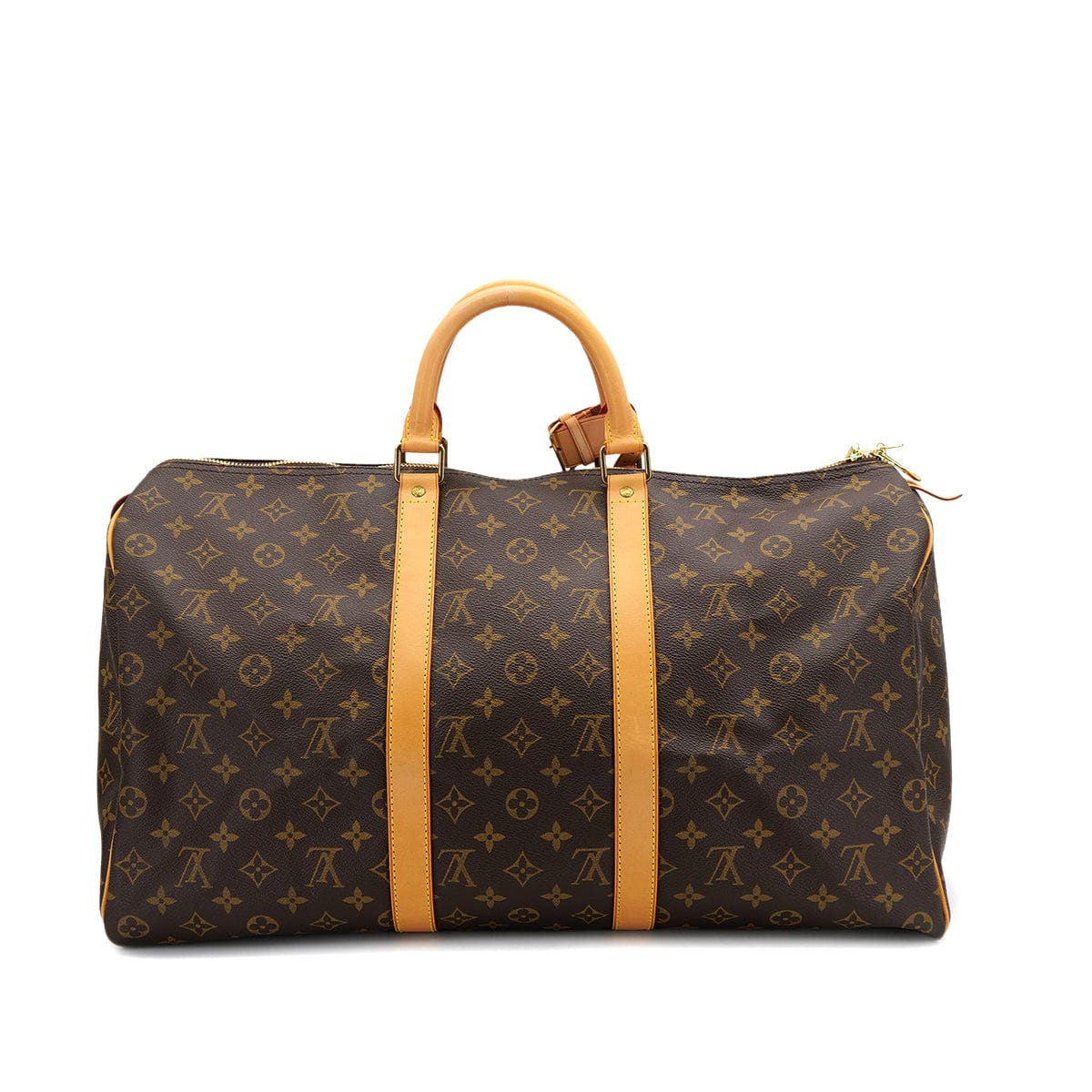 Luxury Promise Japan LOUIS VUITTON MONOGRAM KEEPALL 50 LUGGAGE BROWN M41426 90324138