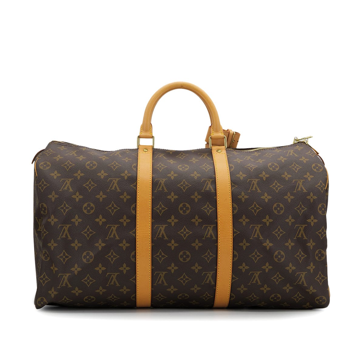 Luxury Promise Japan LOUIS VUITTON MONOGRAM KEEPALL 50 LUGGAGE BROWN M41426 90325325
