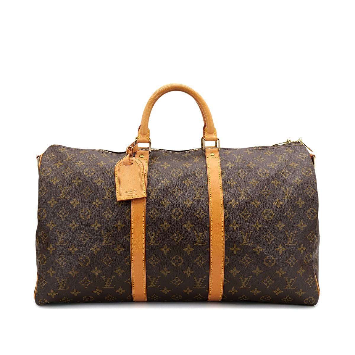 Luxury Promise Japan LOUIS VUITTON MONOGRAM KEEPALL BANDOULIERE 50 LUGGAGE BROWN M41416 90324136