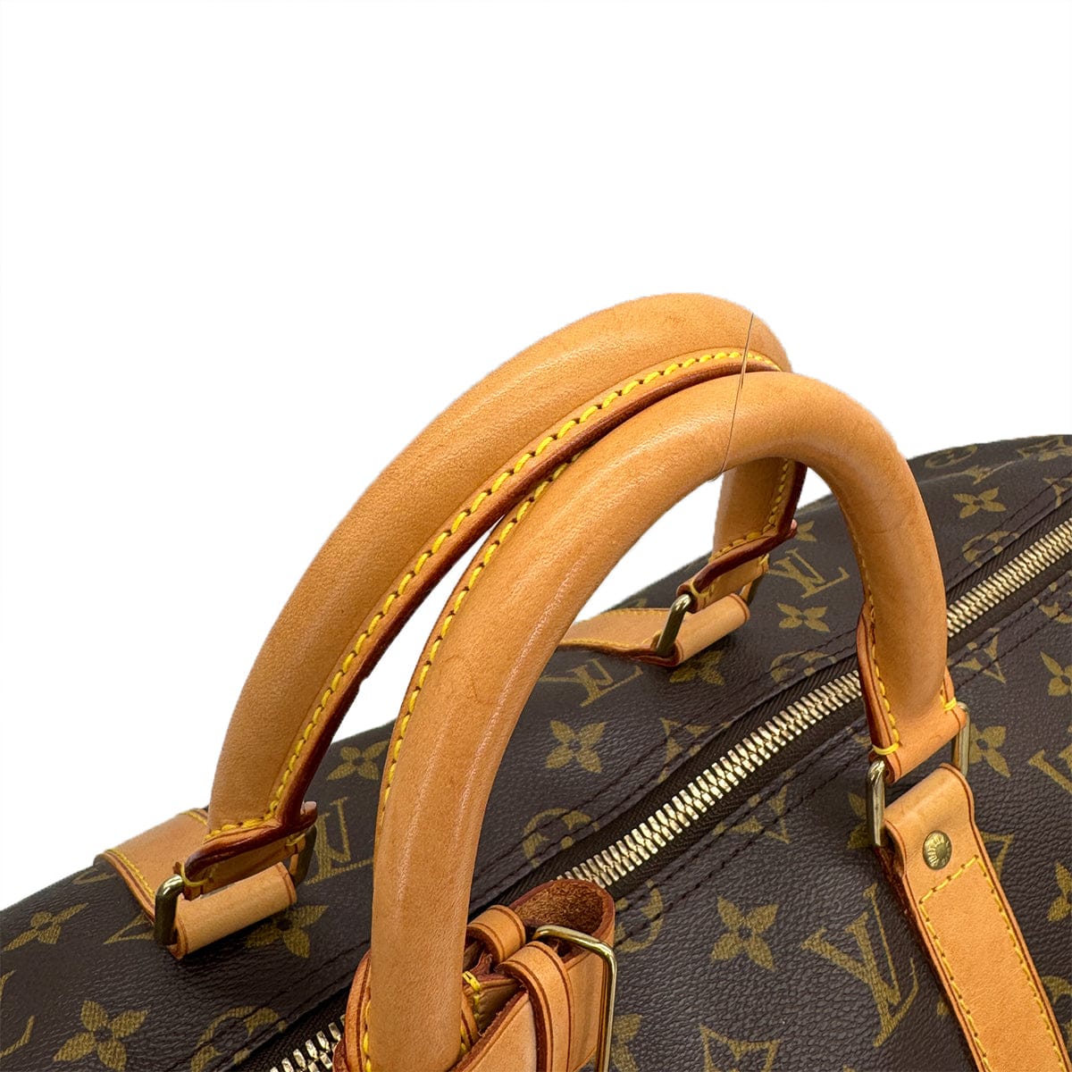Luxury Promise Japan LOUIS VUITTON MONOGRAM KEEPALL BANDOULIERE 50 LUGGAGE BROWN M41416 90325322