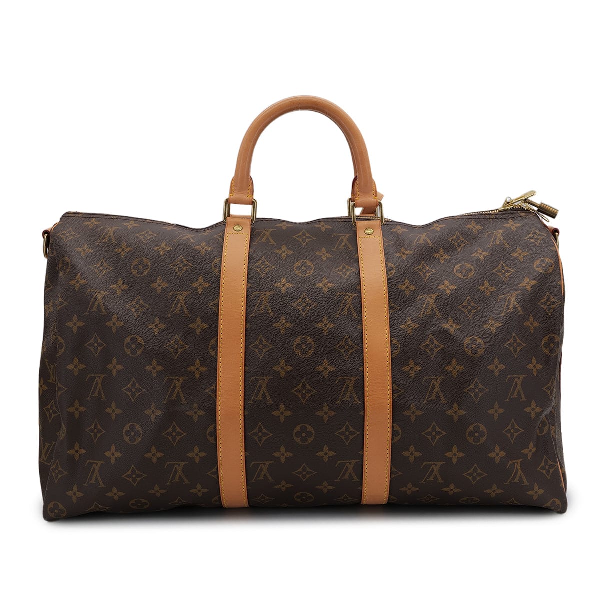 Luxury Promise Japan LOUIS VUITTON MONOGRAM KEEPALL BANDOULIERE 50 LUGGAGE BROWN M41416 90325326