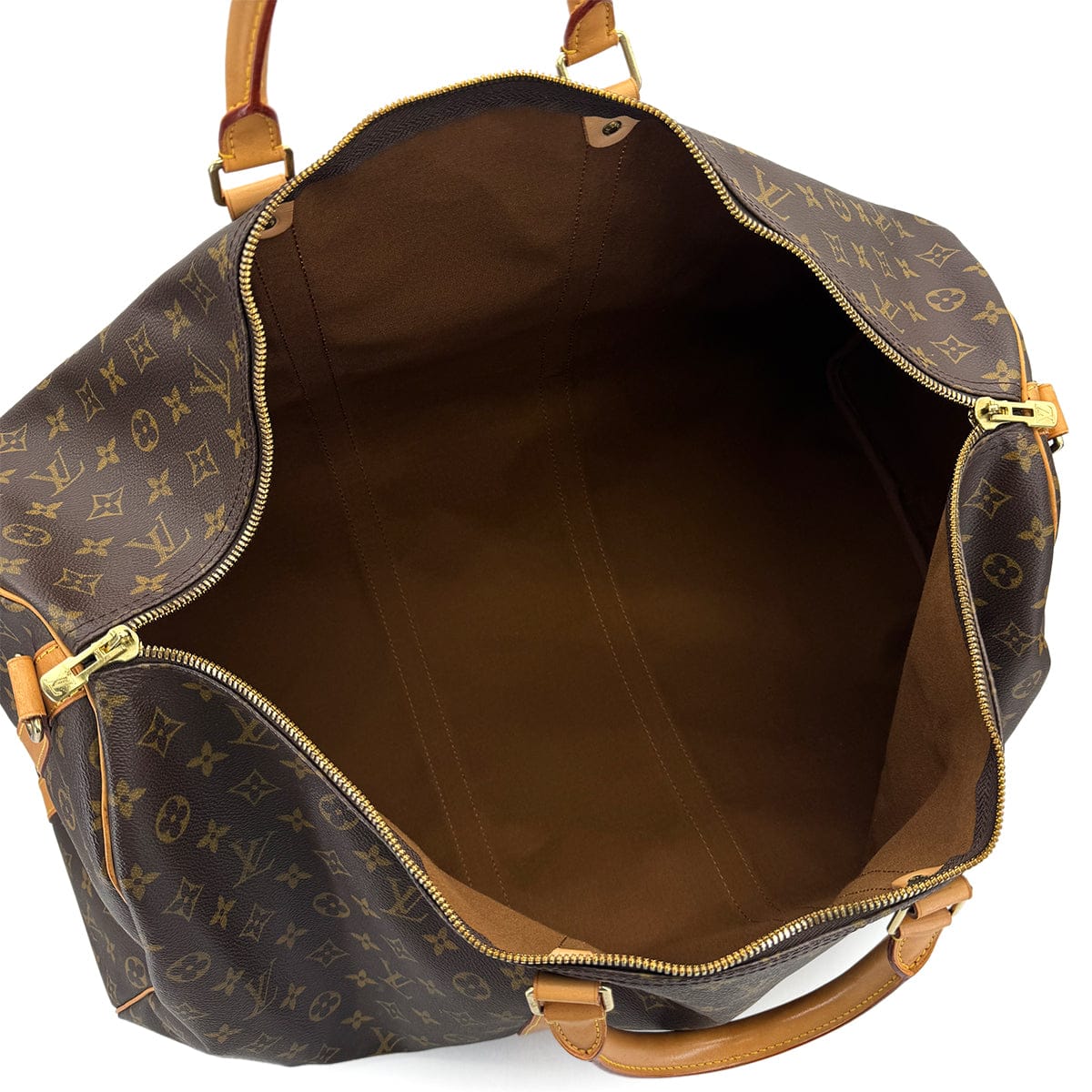 Luxury Promise Japan LOUIS VUITTON MONOGRAM KEEPALL BANDOULIERE 60 LUGGAGE BROWN M41412 90309822