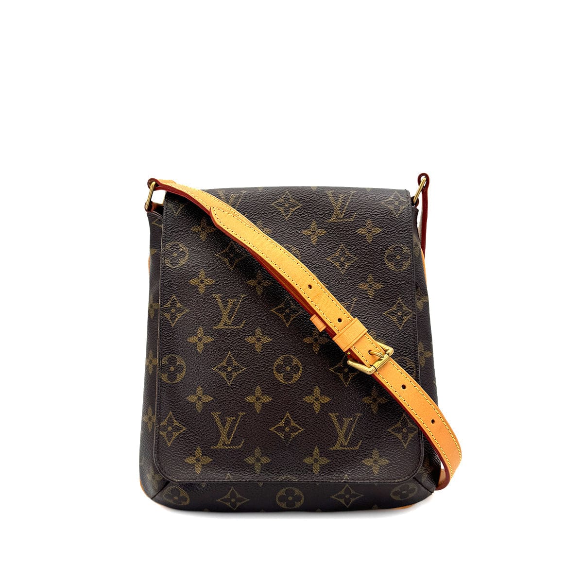 Luxury Promise Japan LOUIS VUITTON MONOGRAM MUSETTE SALSA SHOULDER BAG BROWN M51258 90299051