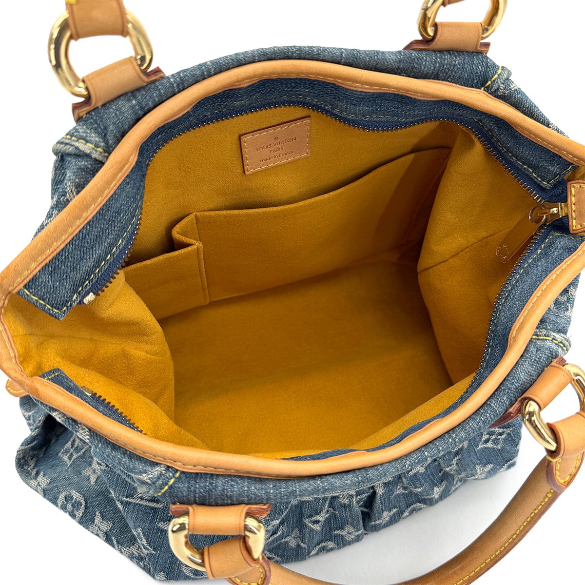 Luxury promise Japan LOUIS VUITTON MONOGRAM NEO CUBBY MM BLUE DENIM M95349 90323186
