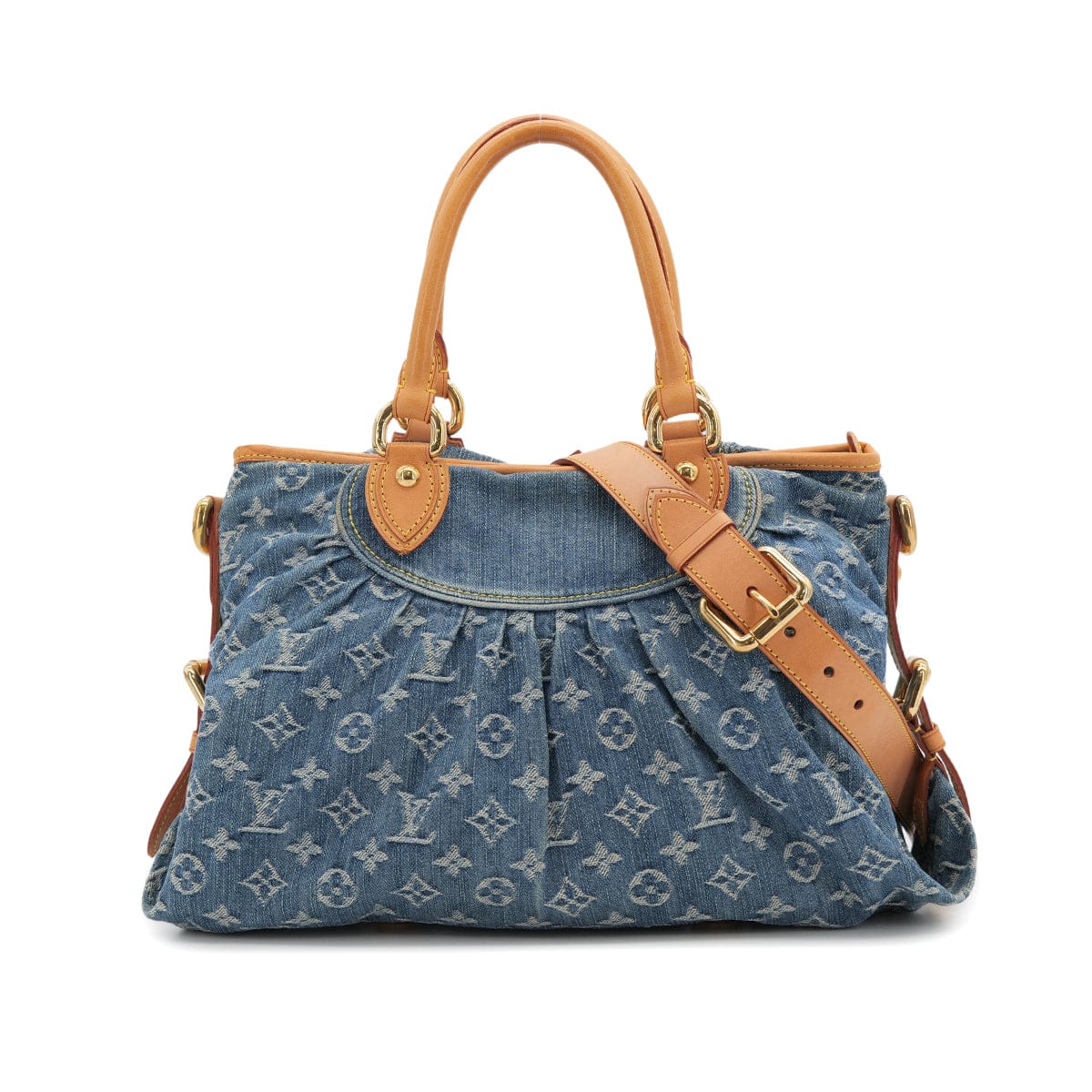 Luxury promise Japan LOUIS VUITTON MONOGRAM NEO CUBBY MM BLUE DENIM M95349 90323186