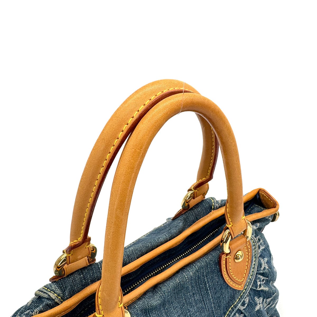 Luxury promise Japan LOUIS VUITTON MONOGRAM NEO CUBBY MM BLUE DENIM M95349 90323186