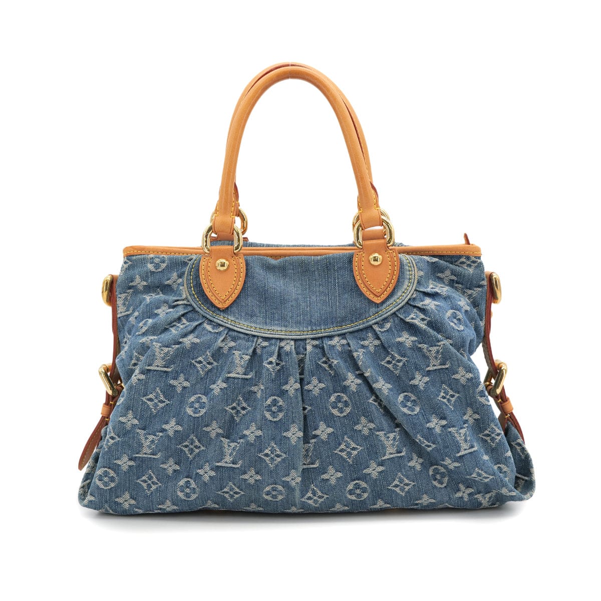 Luxury promise Japan LOUIS VUITTON MONOGRAM NEO CUBBY MM BLUE DENIM M95349 90323186
