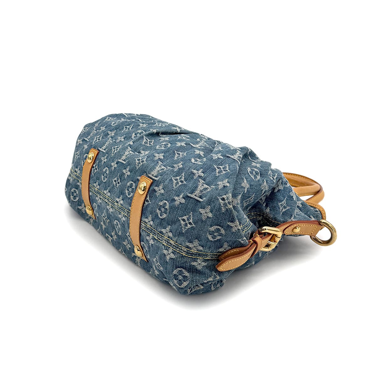 Luxury promise Japan LOUIS VUITTON MONOGRAM NEO CUBBY MM BLUE DENIM M95349 90323186