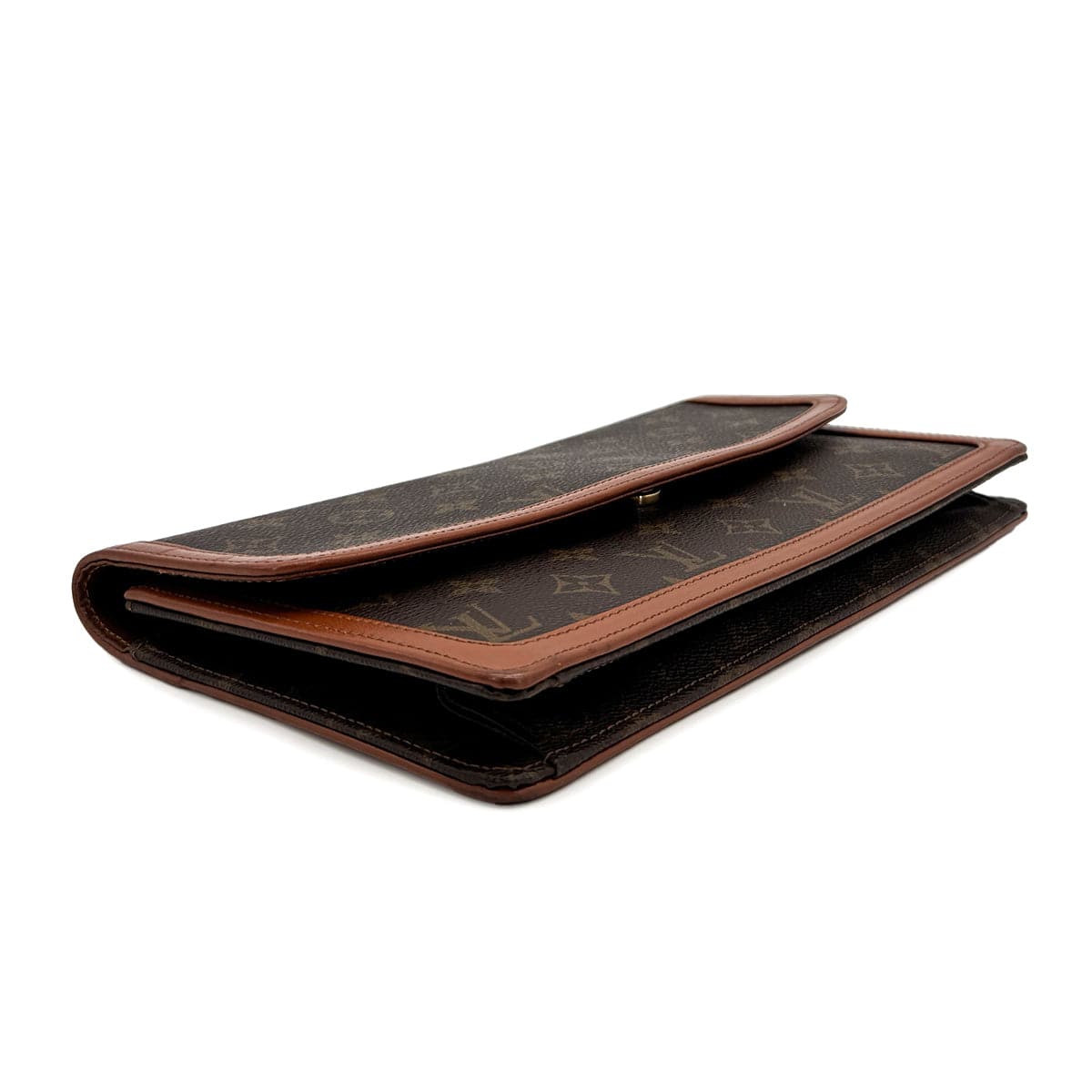 Luxury Promise Japan LOUIS VUITTON MONOGRAM POCHETTE DAME GM CLUTCH BAG BROWN M51810 90312568
