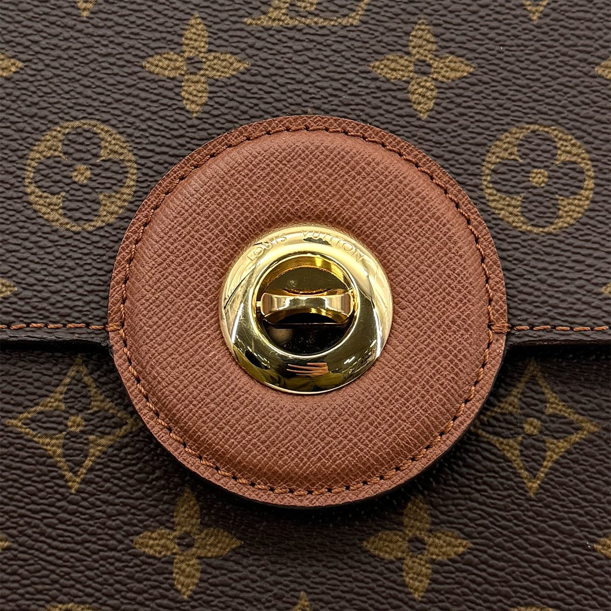 Luxury Promise Japan LOUIS VUITTON MONOGRAM RASPAIL SHOULDER BAG BROWN M51372 90287347