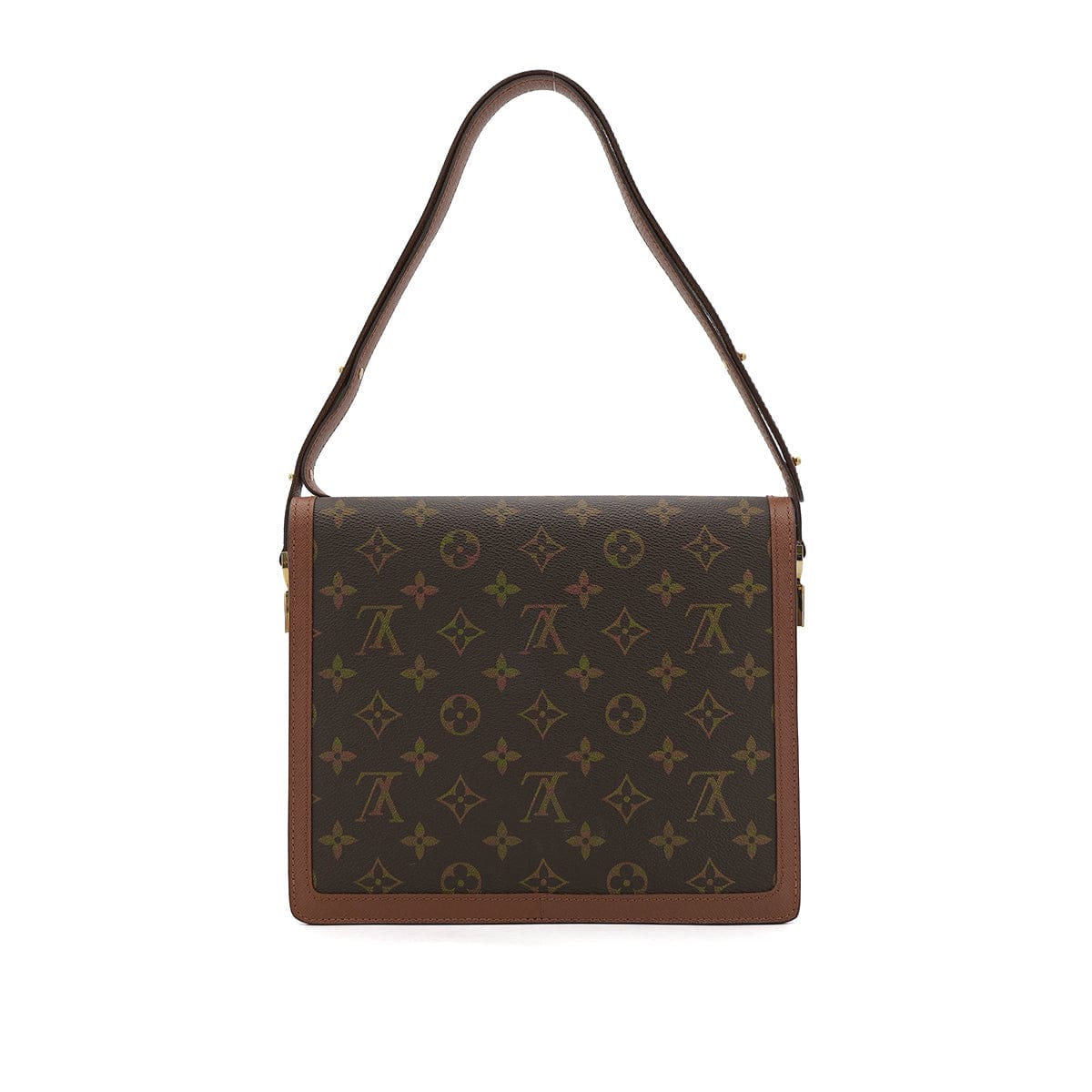 Luxury Promise Japan LOUIS VUITTON MONOGRAM RASPAIL SHOULDER BAG BROWN M51372 90287347