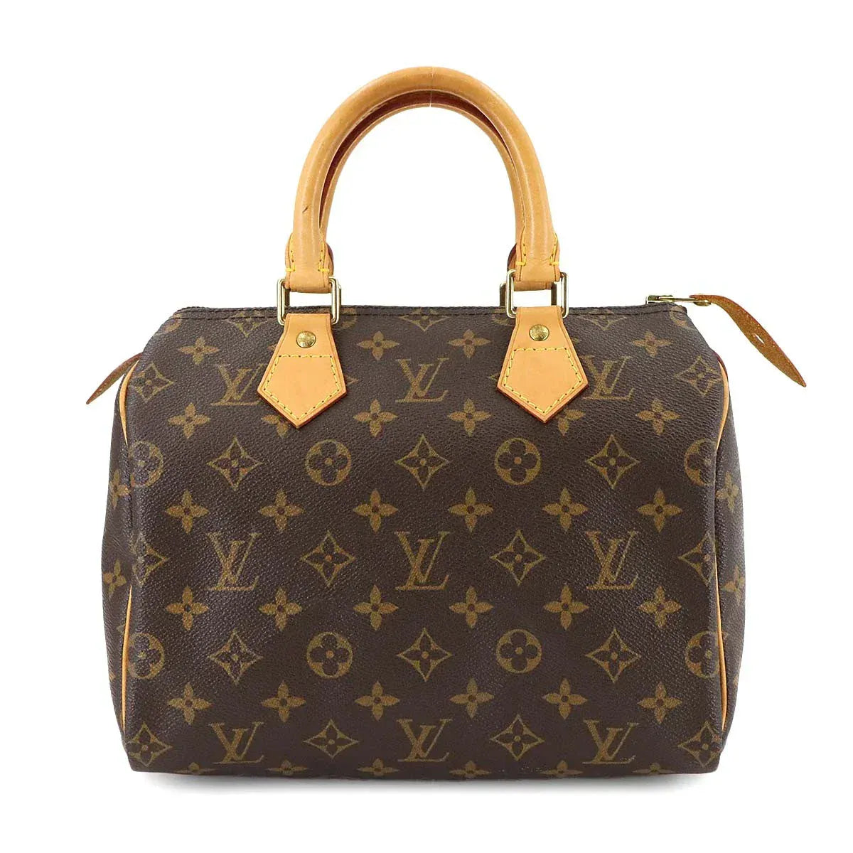 Luxury Promise Japan LOUIS VUITTON Monogram Speedy 25 Hand Bag Brown M41528 Purse 90289491