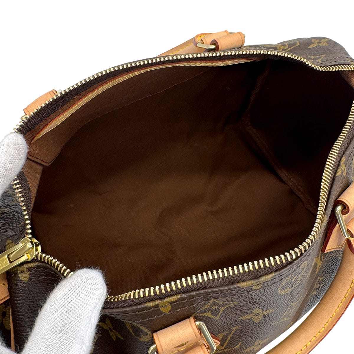Luxury Promise Japan LOUIS VUITTON MONOGRAM SPEEDY 30 HAND BAG BROWN M41526 90321157
