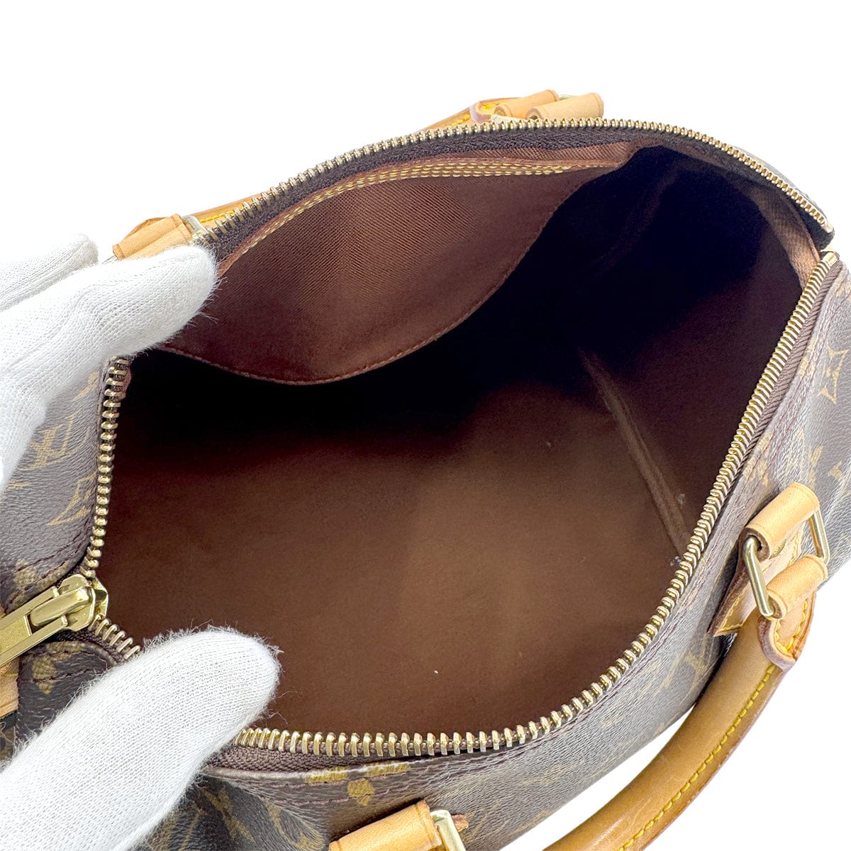 Luxury Promise Japan LOUIS VUITTON MONOGRAM SPEEDY 30 HAND BAG BROWN MONOGRAM CANVAS M41526 90291864