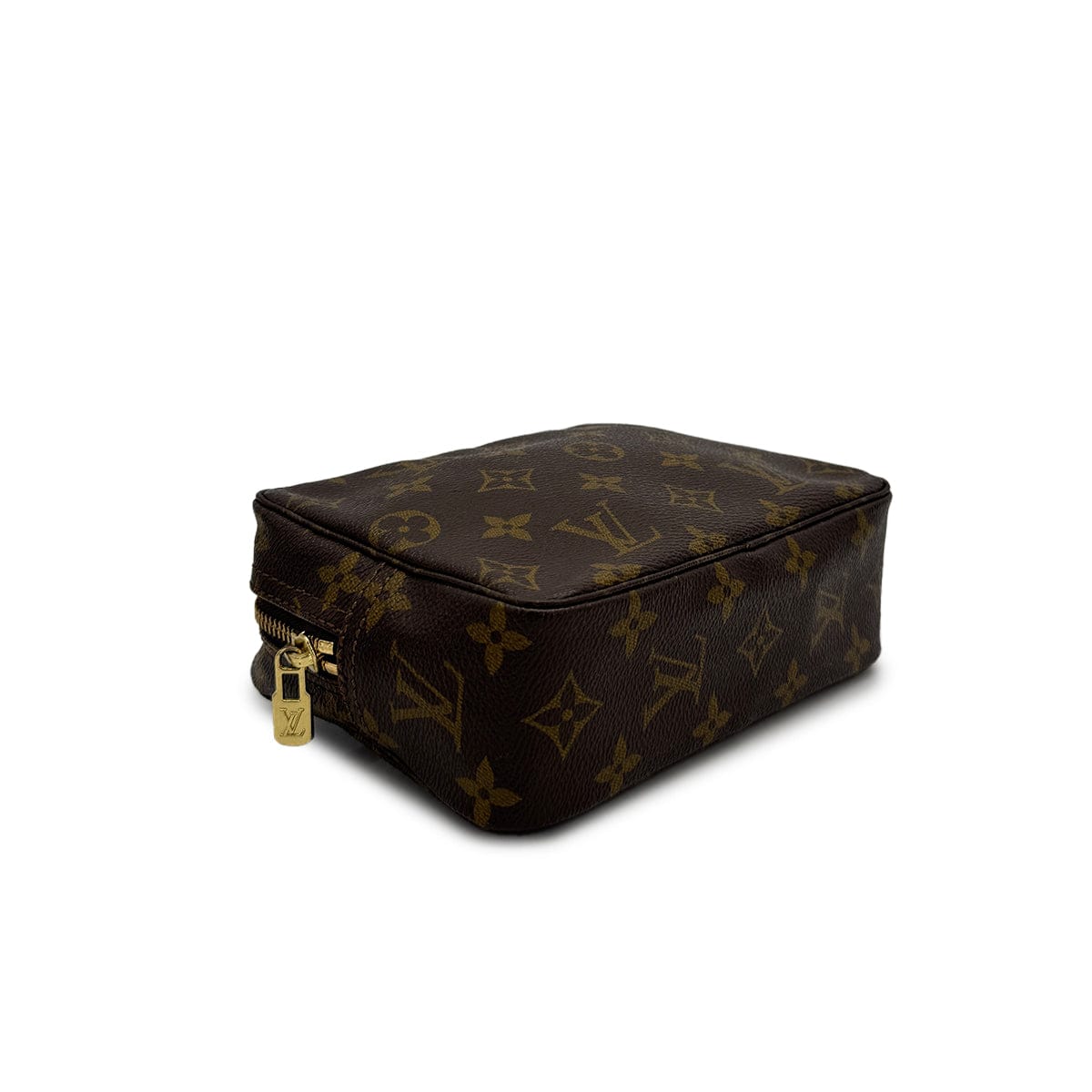 Luxury Promise Japan LOUIS VUITTON MONOGRAM TROUSSE TOILETTE 18 CLUTCH BAG BROWN M47526 90313312