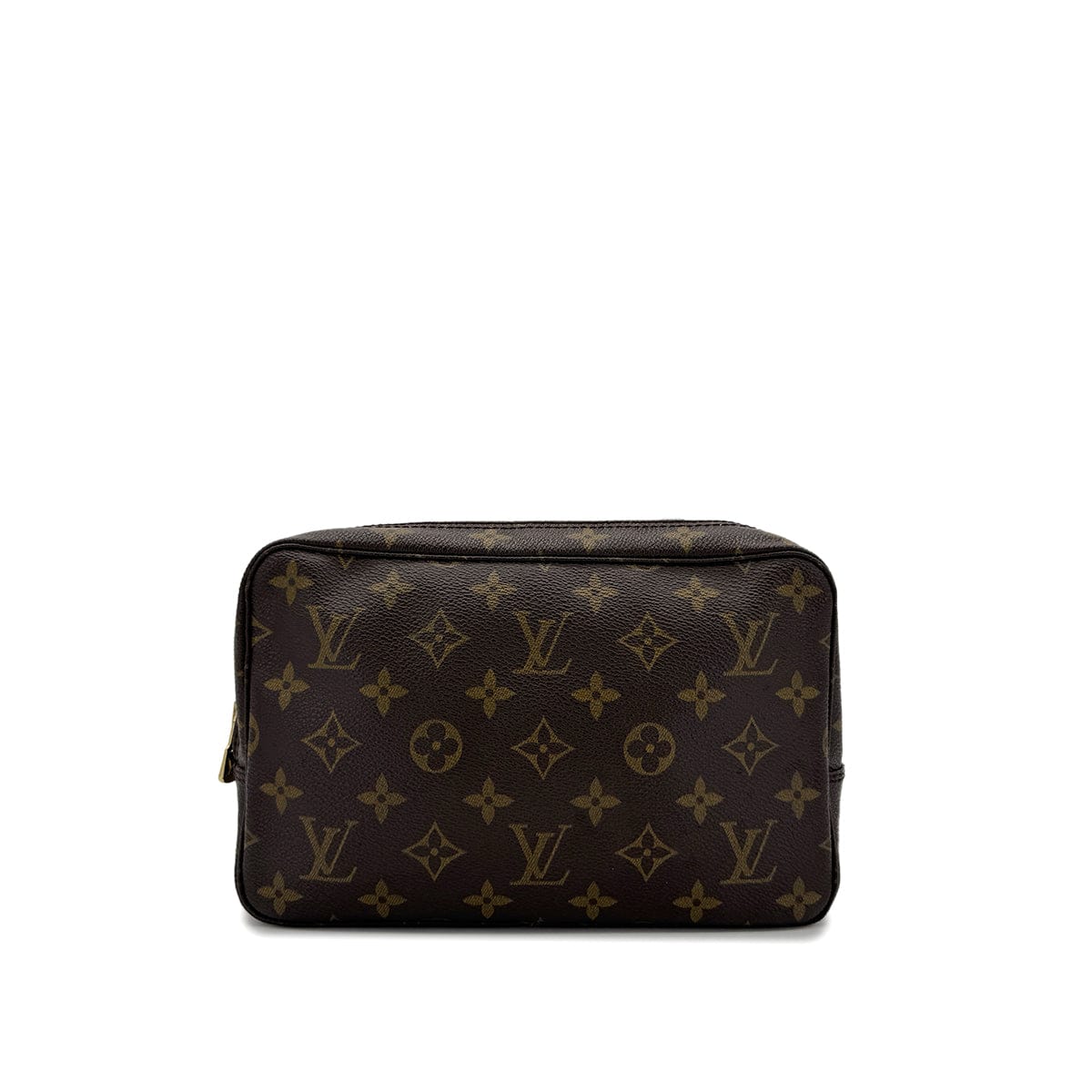 Luxury Promise Japan LOUIS VUITTON MONOGRAM TROUSSE TOILETTE 23 CLUTCH BAG BROWN M47524 90298702