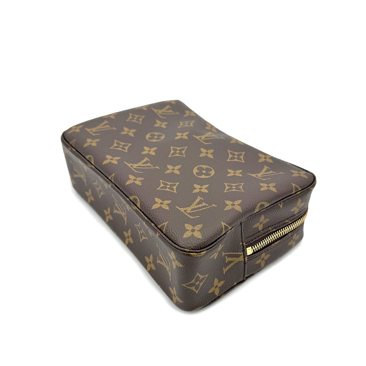 Luxury Promise Japan LOUIS VUITTON MONOGRAM TROUSSE TOILETTE 23 CLUTCH BAG BROWN M47524 90298711