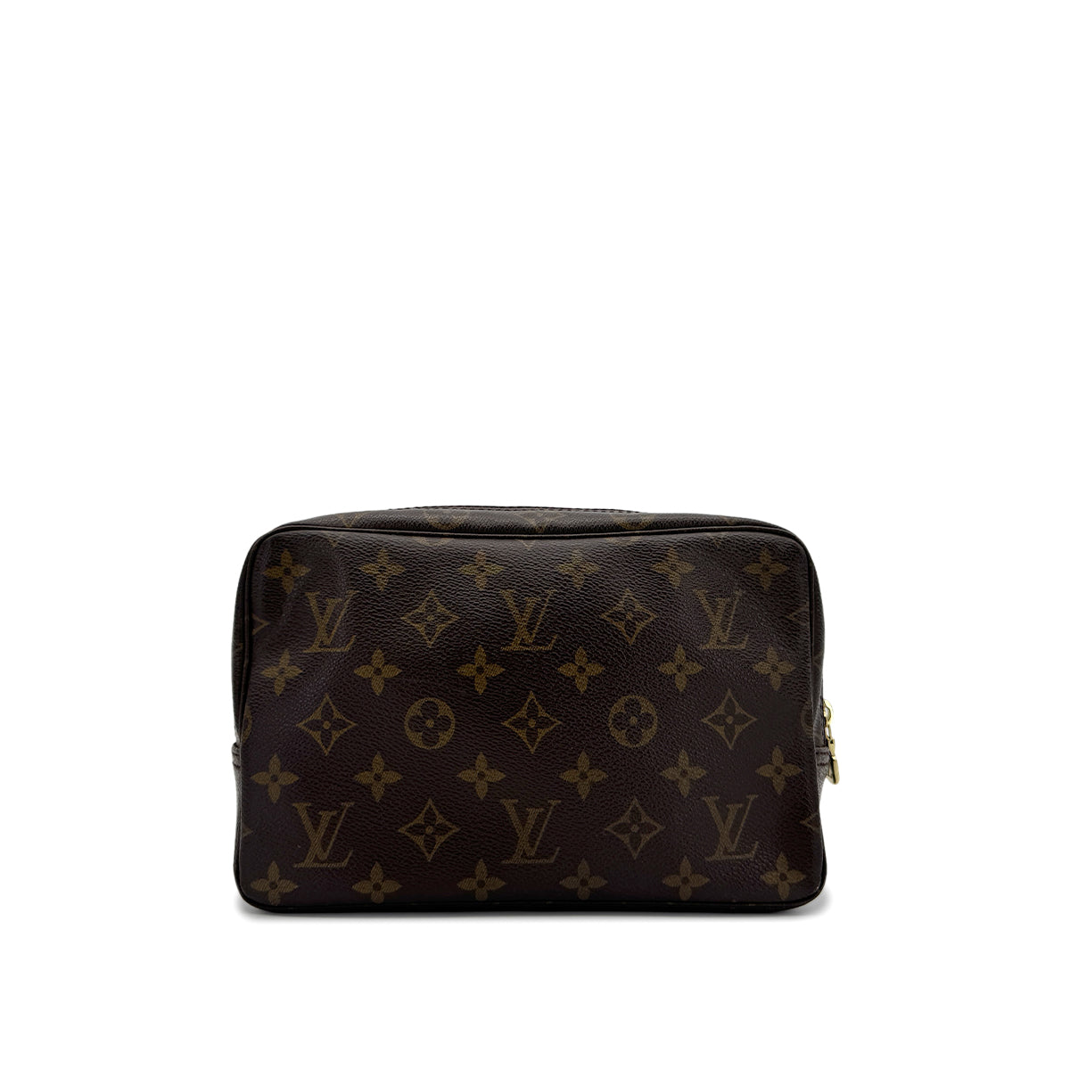 Luxury Promise Japan LOUIS VUITTON MONOGRAM TROUSSE TOILETTE 23 CLUTCH BAG BROWN M47524 90298719