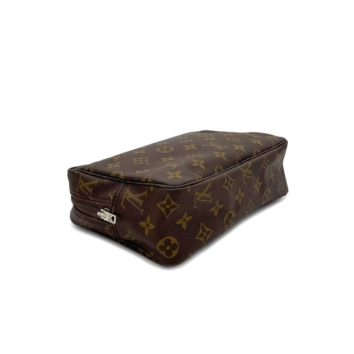 Luxury Promise Japan LOUIS VUITTON MONOGRAM TROUSSE TOILETTE 23 CLUTCH BAG BROWN M47524 90299070