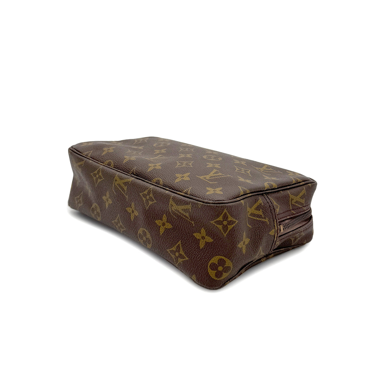Luxury Promise Japan LOUIS VUITTON MONOGRAM TROUSSE TOILETTE 23 CLUTCH BAG BROWN M47524 90299070