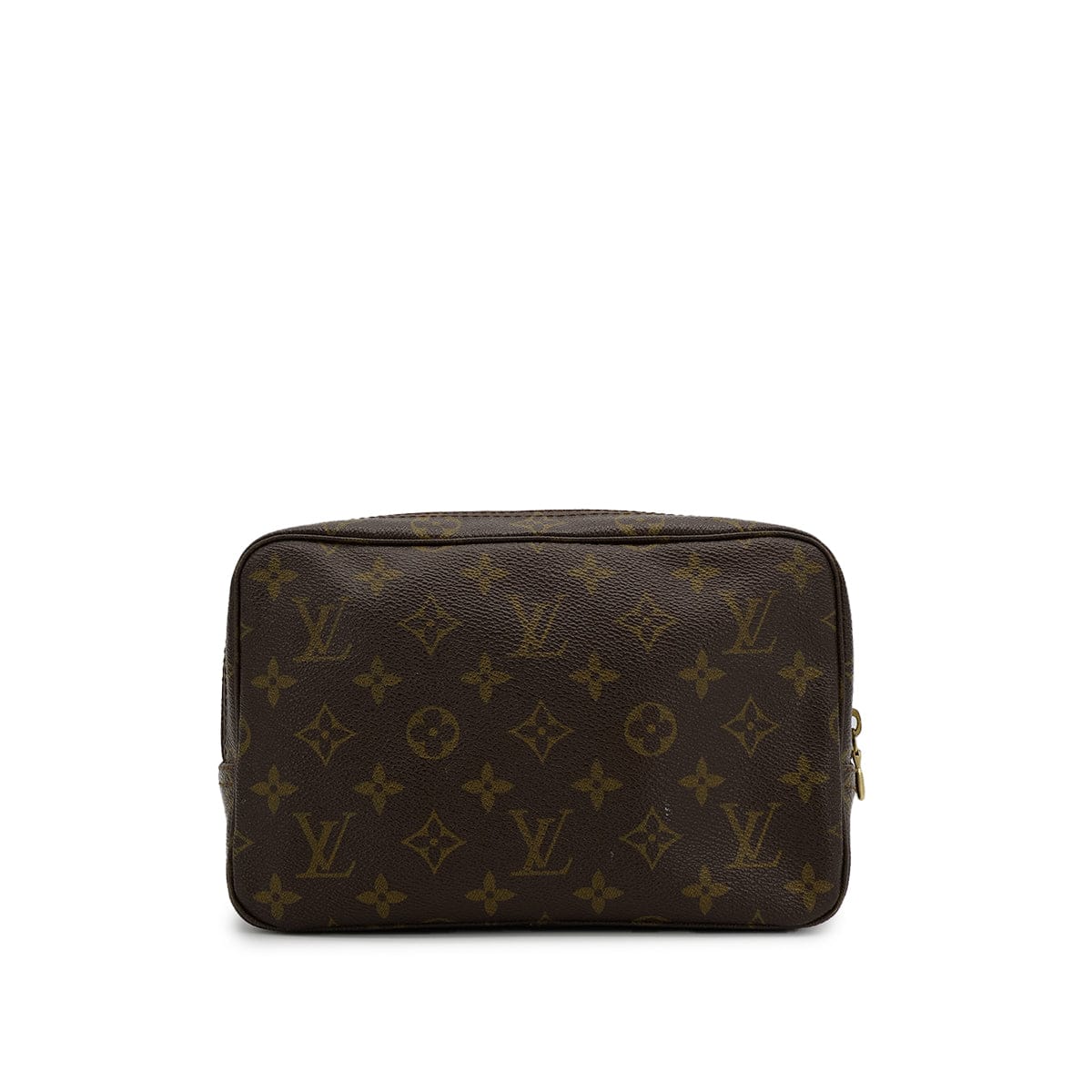 Luxury Promise Japan LOUIS VUITTON MONOGRAM TROUSSE TOILETTE 23 CLUTCH BAG BROWN M47524 90309160