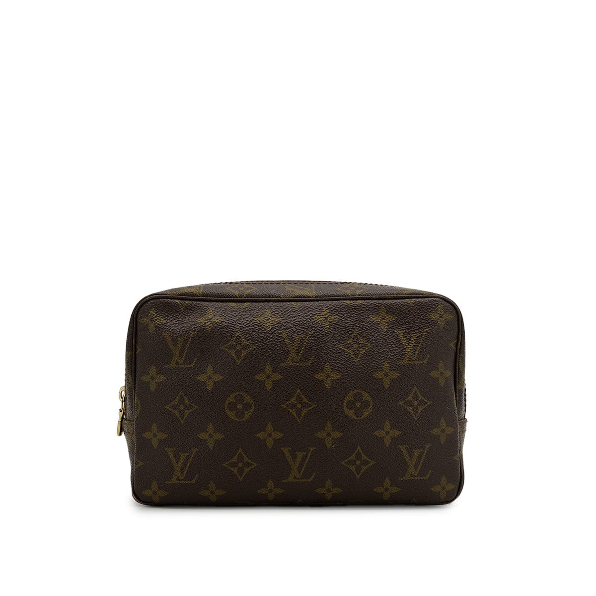 Luxury Promise Japan LOUIS VUITTON MONOGRAM TROUSSE TOILETTE 23 CLUTCH BAG BROWN M47524 90309160