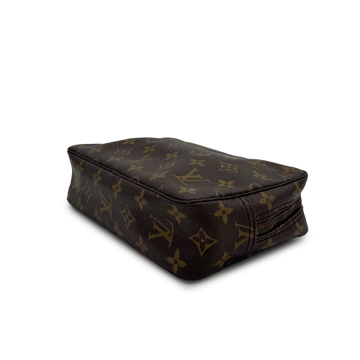 Luxury Promise Japan LOUIS VUITTON MONOGRAM TROUSSE TOILETTE 23 CLUTCH BAG BROWN M47524 90313319