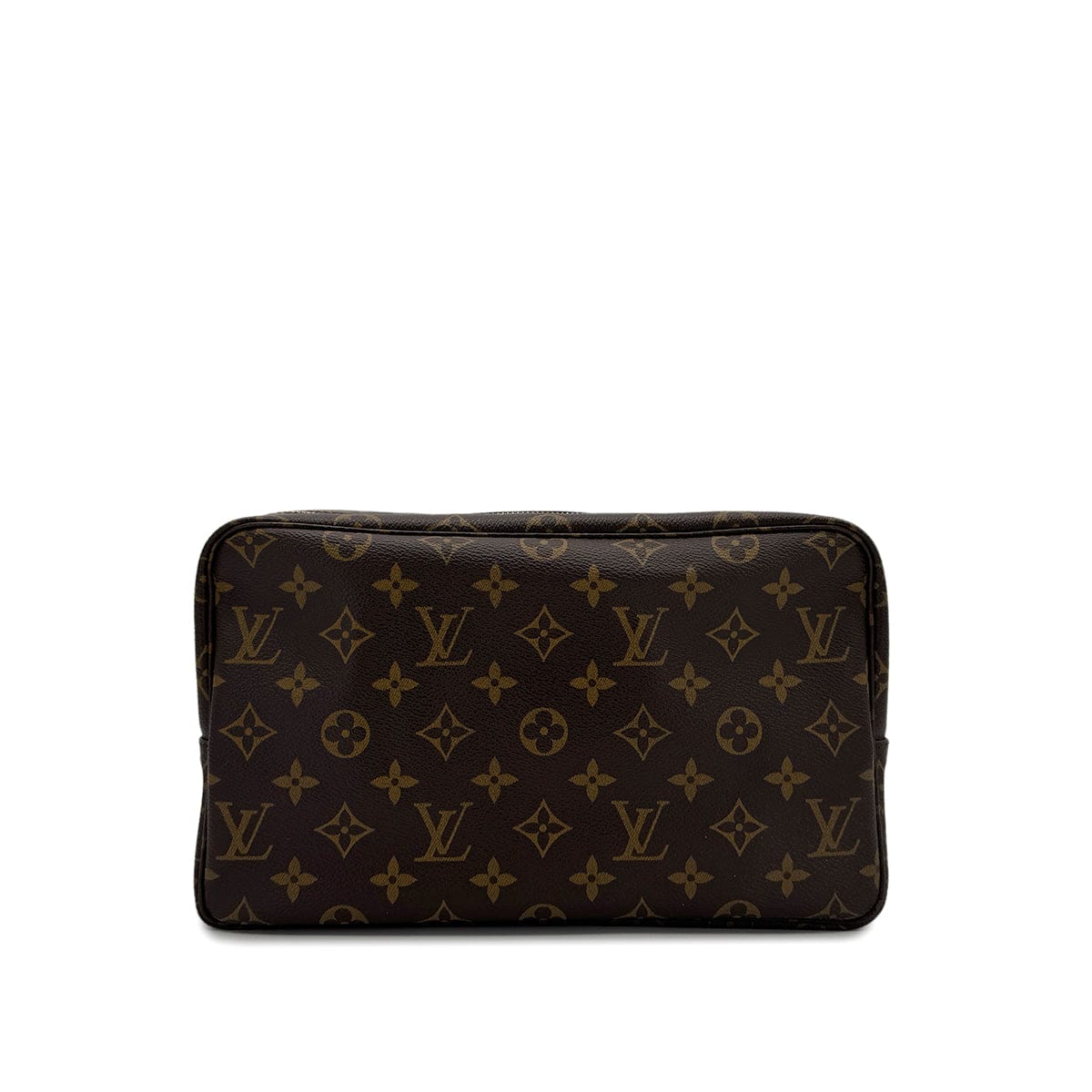 Luxury Promise Japan LOUIS VUITTON MONOGRAM TROUSSE TOILETTE 28 CLUTCH BAG BROWN M47522 90299059