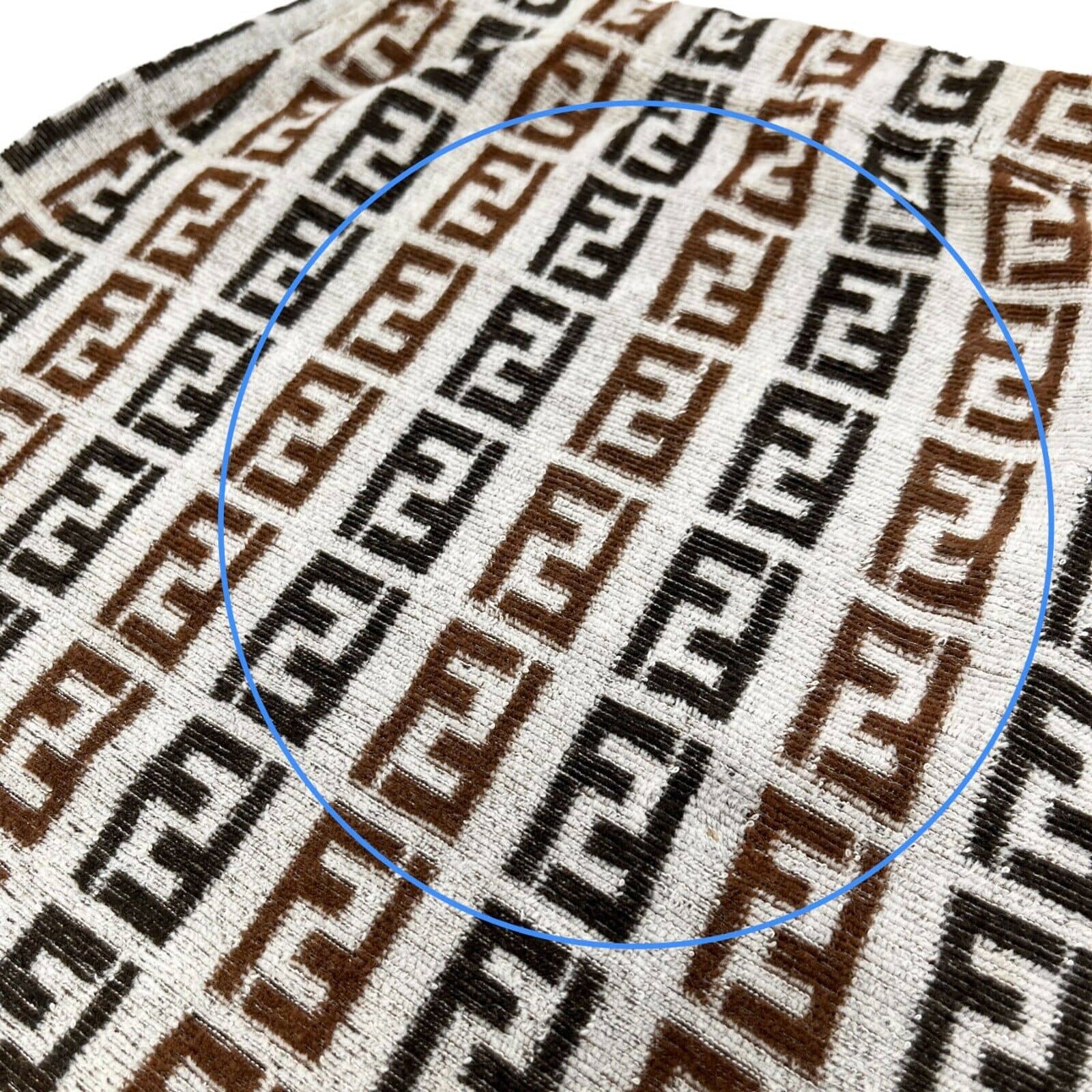 Luxury Promise Japan FENDI Vintage Zucca Monogram Cropped Top Mini Skirt Set #40 Brown Rank AB