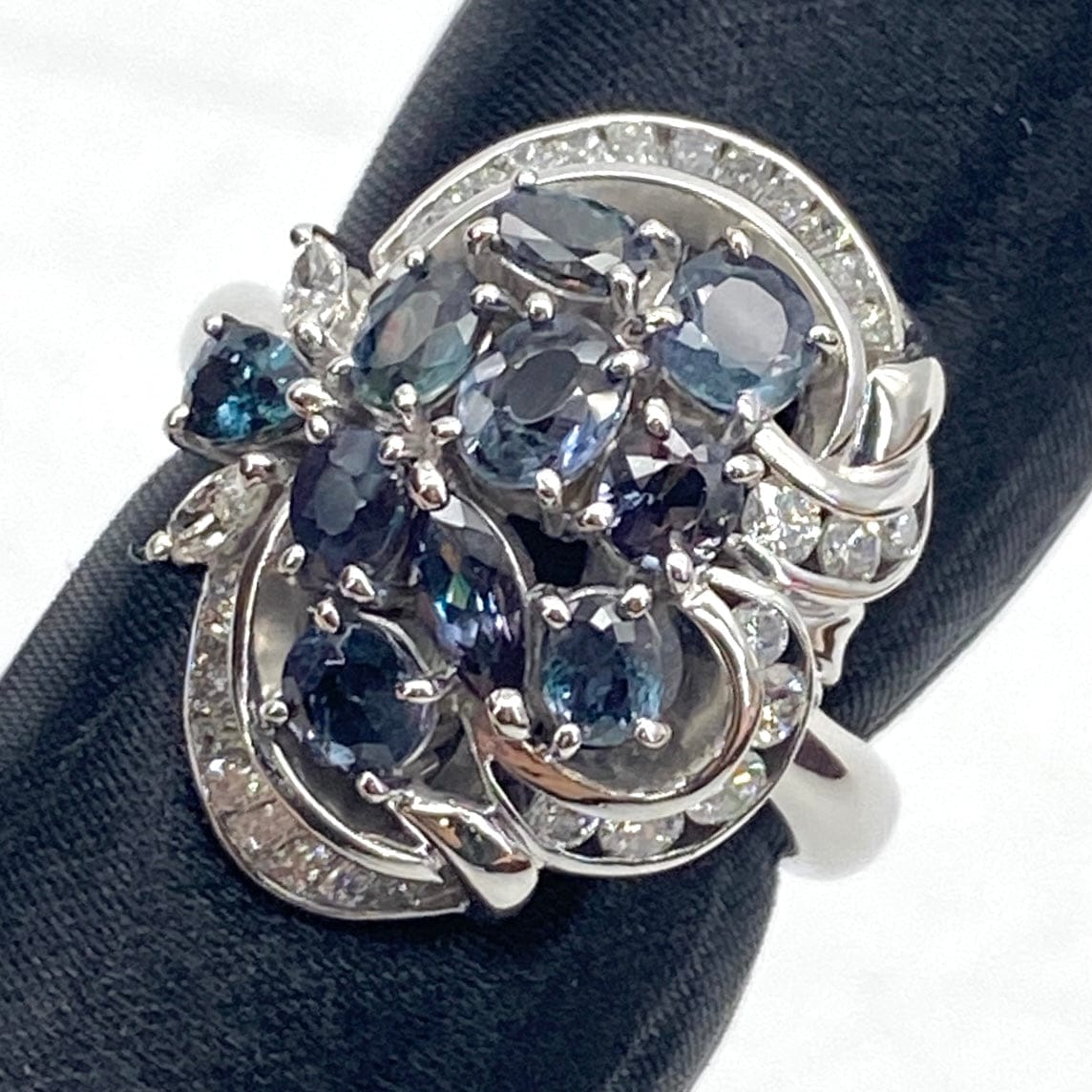 Luxury Promise Japan PT900 Alexandrite Ring AX 2.00 DA 0.63 12.5g Other 26-96-0 US5.75