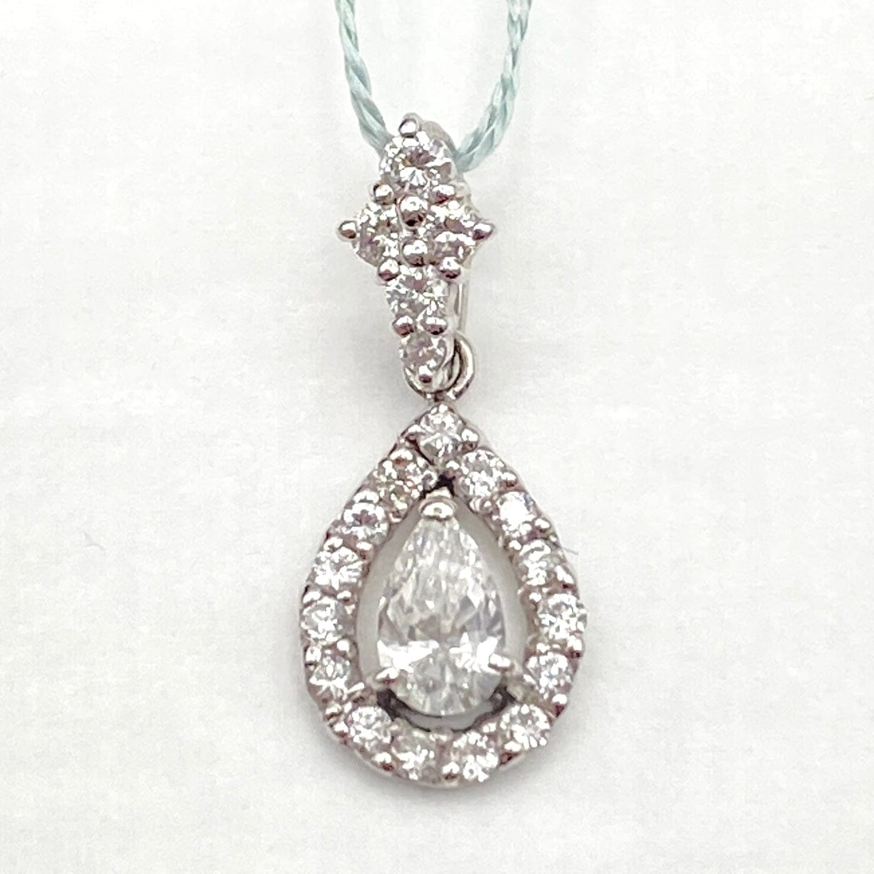 Luxury Promise Japan Pt900 Diamond Pen Top D0.27 D0.26 1.2g 54179