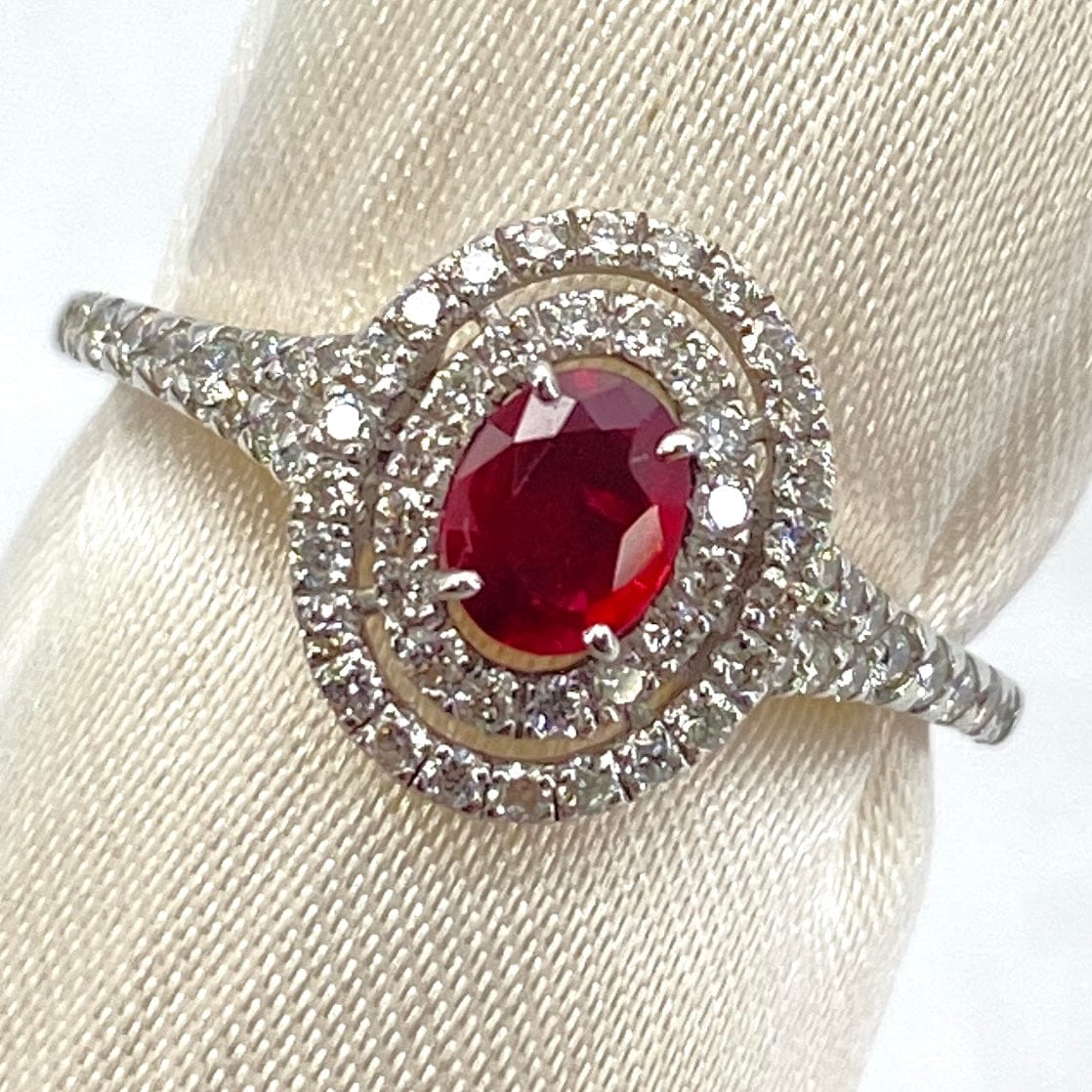 Luxury Promise Japan Ring Ruby 0.3 Diamond 0.37 4 g 2700039327892