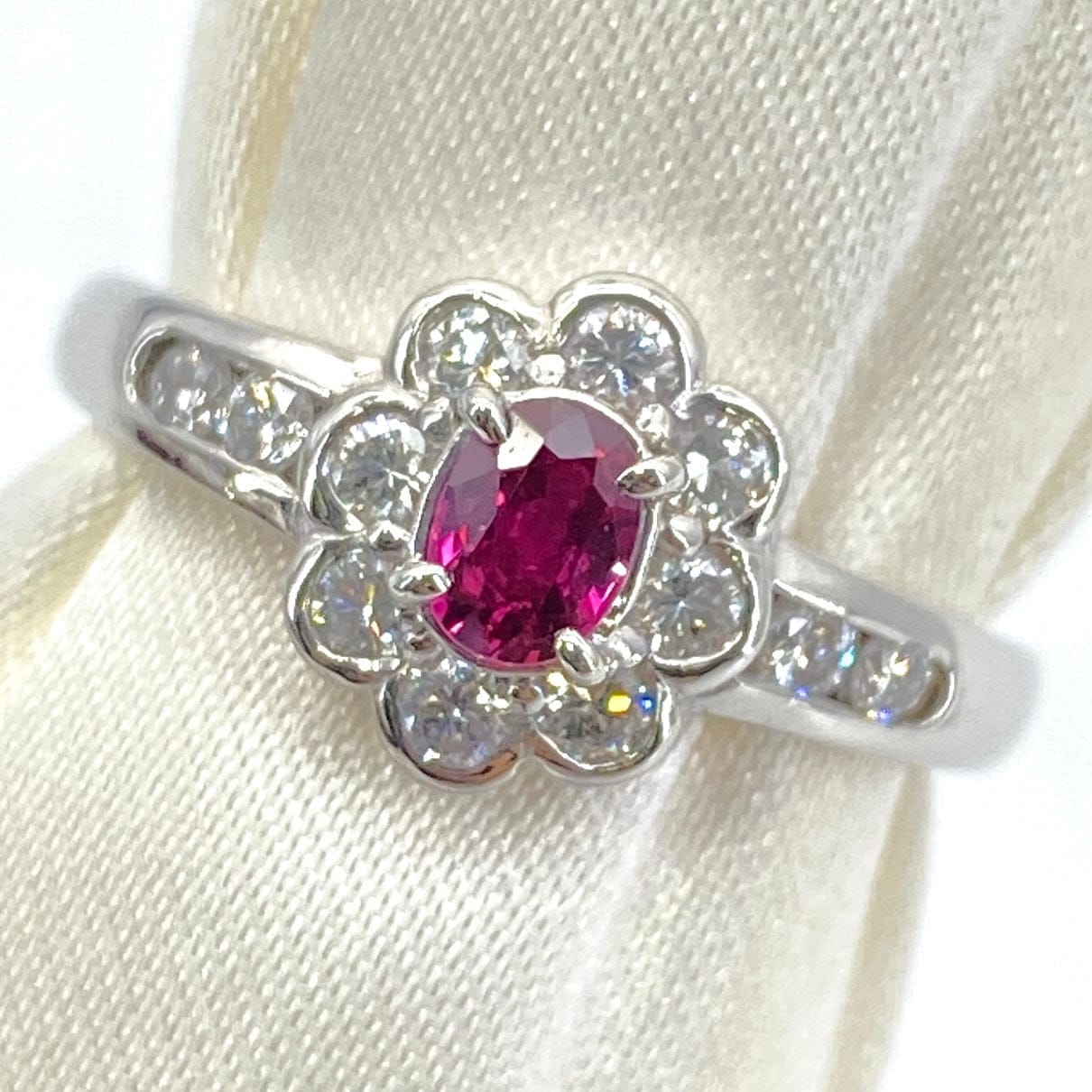 Luxury Promise Japan Ring Ruby 0.35 Diamond 0.47 5 g 2700040816101
