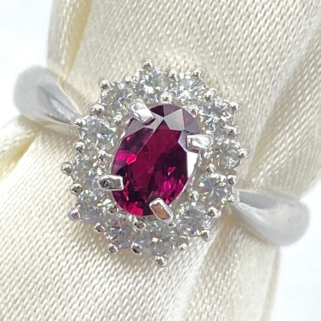 Luxury Promise Japan Ring Ruby 0.59 Diamond 0.31 4 g 2700039979060