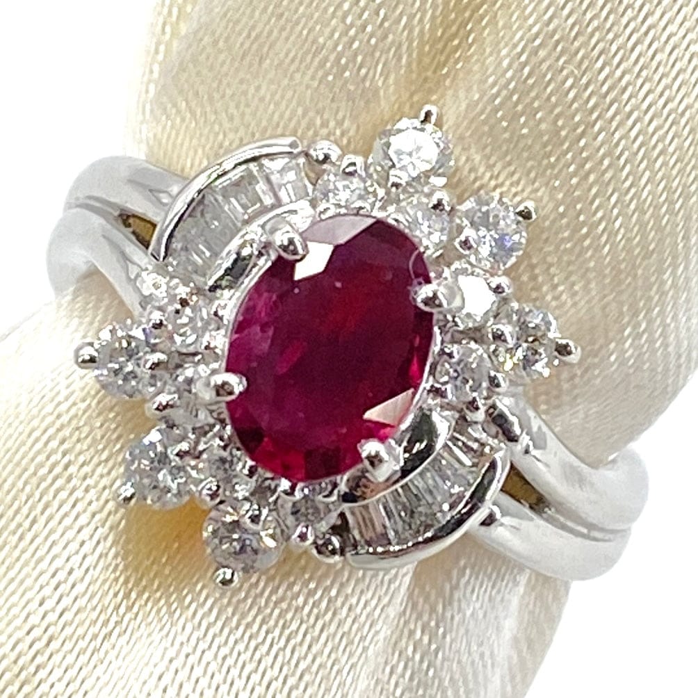 Luxury Promise Japan Ring Ruby 0.71 Diamond 0.51 7 g 2700039620566