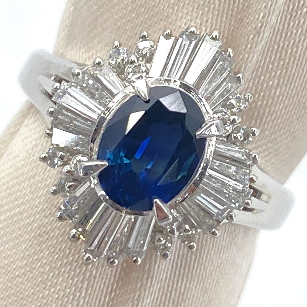 Luxury Promise Japan Ring Sapphire 1.05 Diamond 0.74 6 g 2700039601336