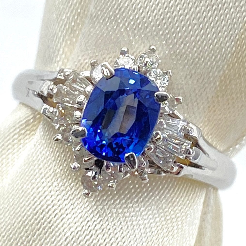 Luxury Promise Japan Ring Sapphire 1.07 Diamond 0.28 5 g with sorting 2700040934256