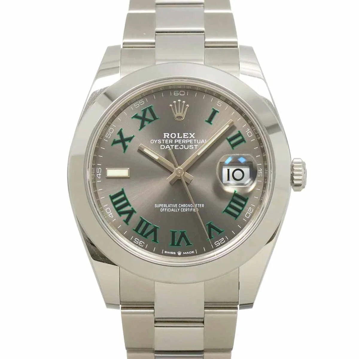 Luxury Promise Japan ROLEX Datejust 41 Automatic 126300 Serial Random Slate Dial 90291275