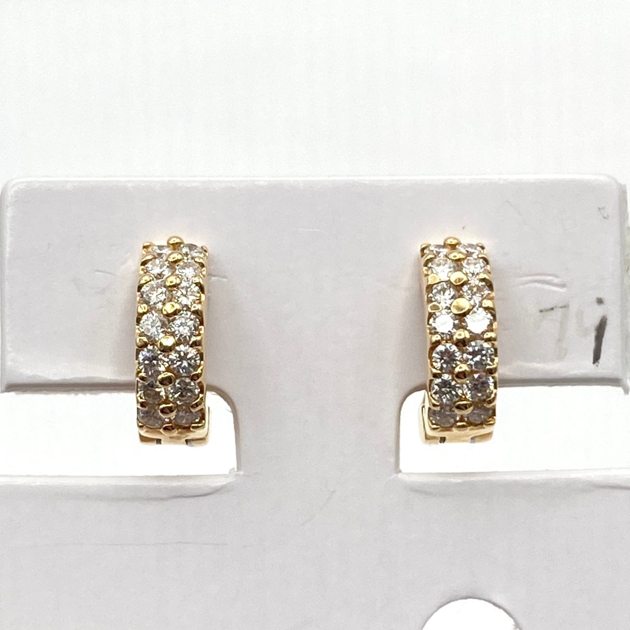 Luxury Promise Japan StarJewelry K18 Diamond Earrings D0.20*2 2.3g 53831
