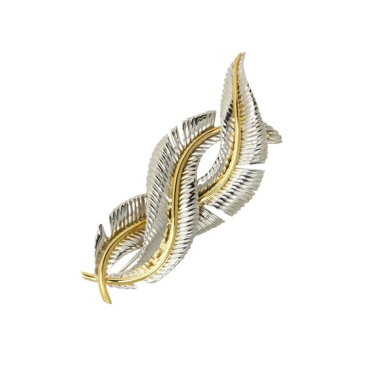 Luxury Promise Japan Tiffany & Co. Brooch in 18k Yellow Gold and 750 Silver 90282361