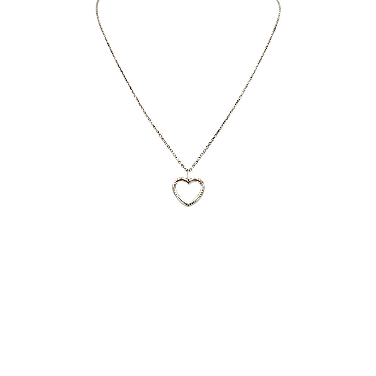Luxury Promise Japan TIFFANY&Co. NECKLACE ELSA PERETTI HEART SILVER925 ACCESSORY 90294155