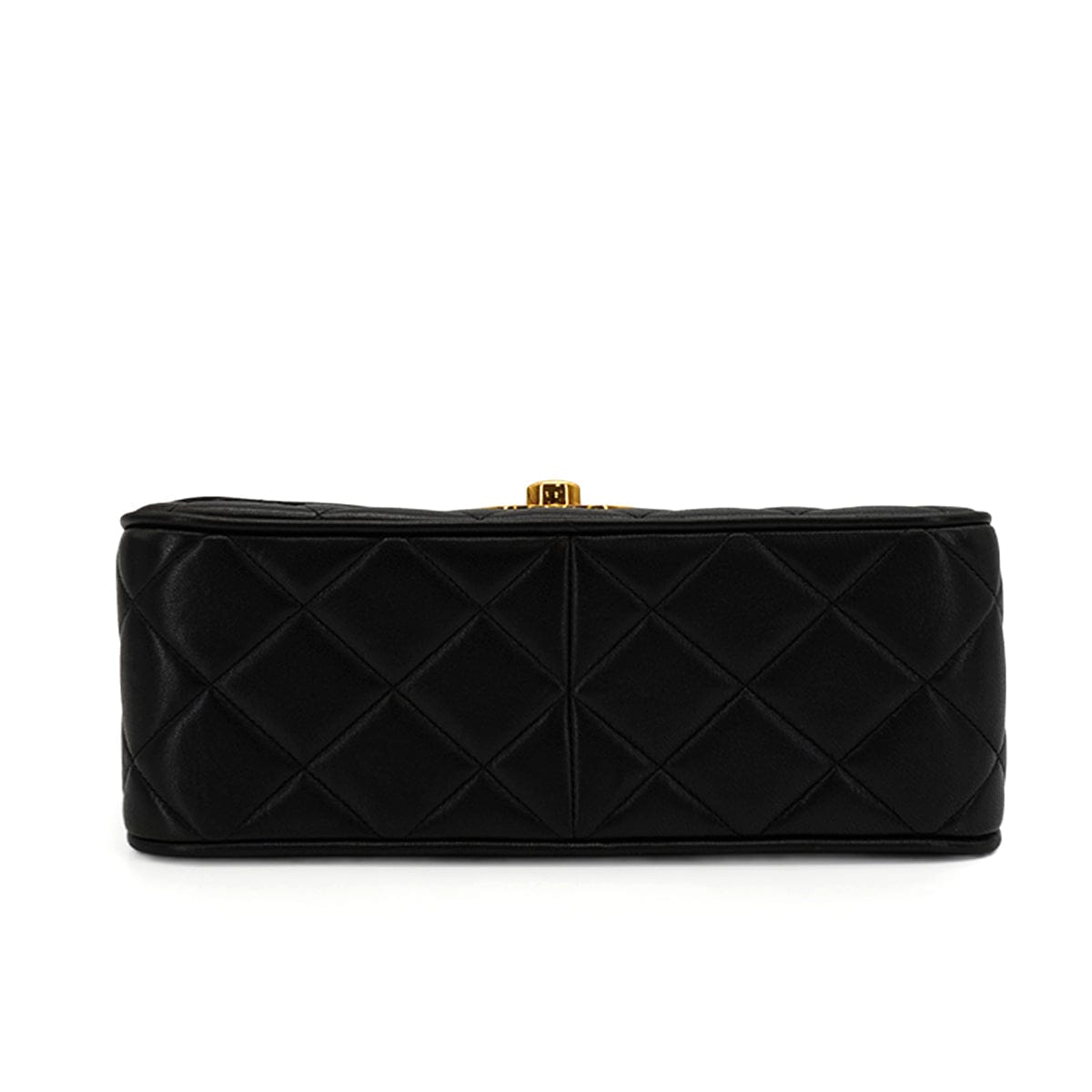 Luxury Promise Japan VINTAGE CHANEL BIC COCO CHAIN SHOULDER BAG BLACK LAMB SKIN GOLD HARDWARE 90345065