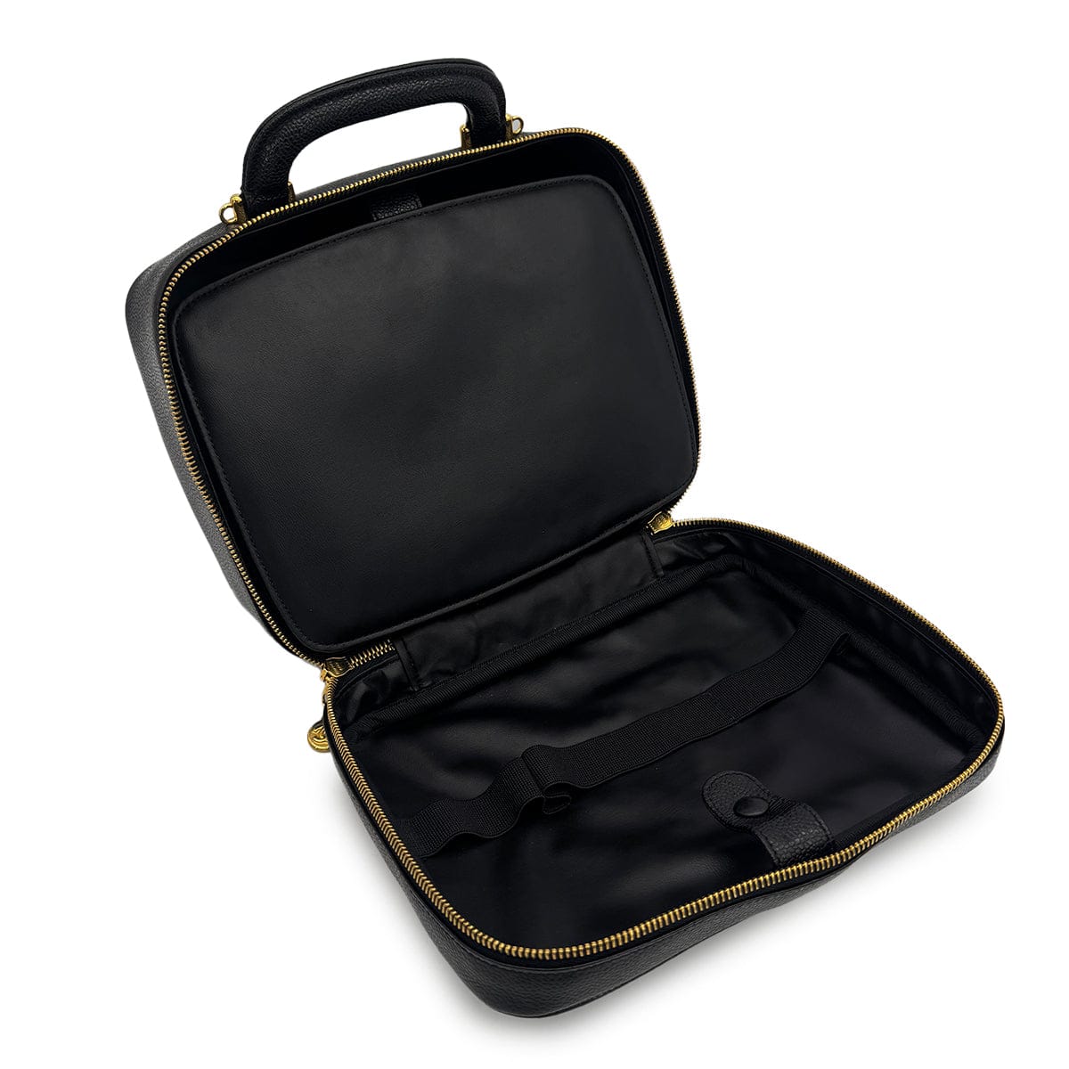 Luxury Promise Japan VINTAGE CHANEL BIG COCO VANITY HAND SHOULDER BAG BLACK CAVIAR SKIN GOLD HARDWARE 90315875