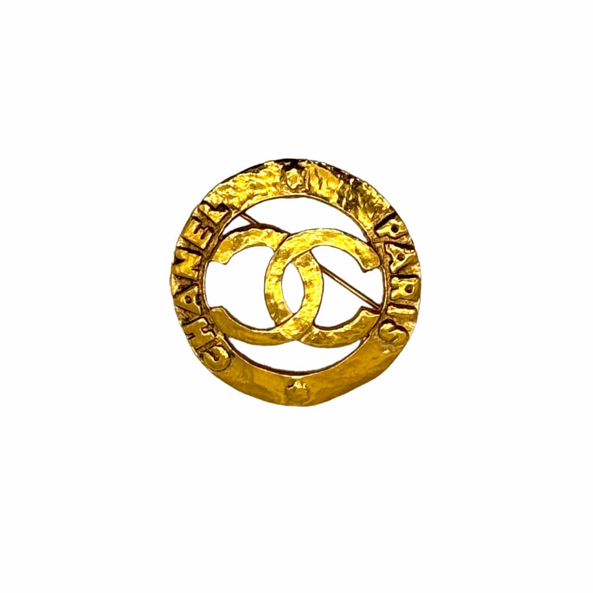 Luxury Promise Japan VINTAGE CHANEL BROOCH COCOMARK GOLD ACCESSORY 28 90319142