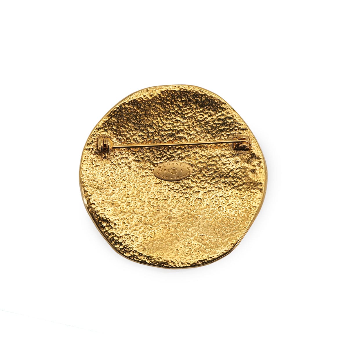Luxury Promise Japan VINTAGE CHANEL BROOCH COCOSUN COCOMARK LOGO GOLD ACCESSORY 94A 90322937