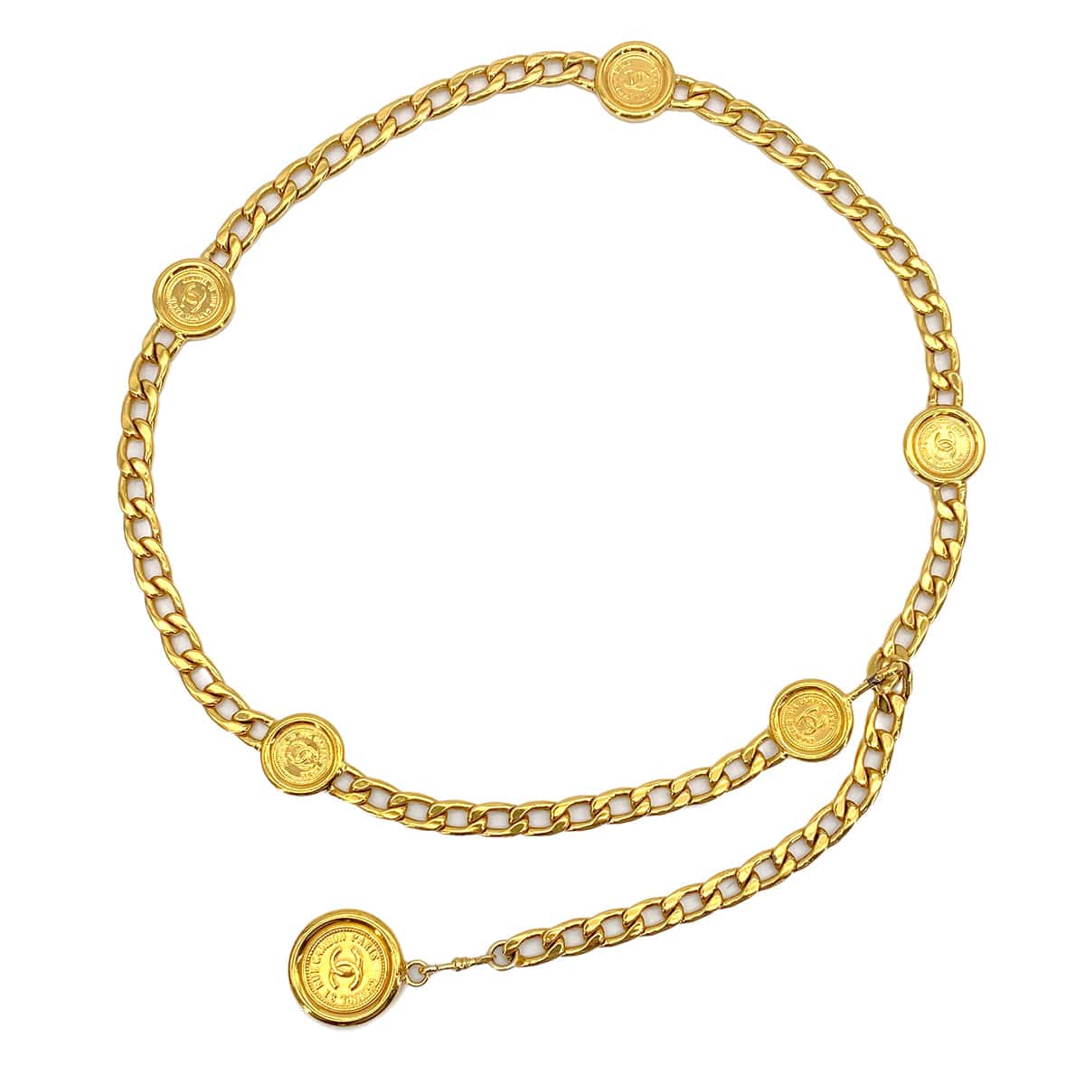 Luxury Promise Japan VINTAGE CHANEL CHAIN BELT 31 RUE CAMBON COCOMARK ACCESSORY 90319612