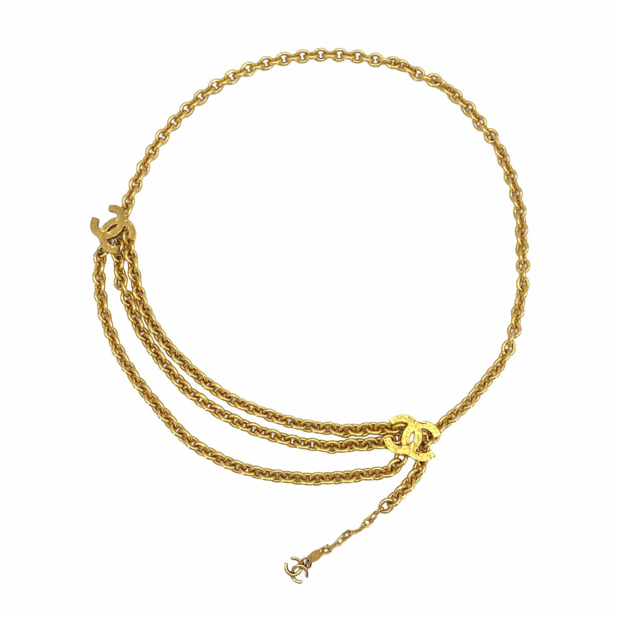 Luxury Promise Japan VINTAGE CHANEL CHAIN BELT COCOMARK GOLD ACCESSORY 90324646