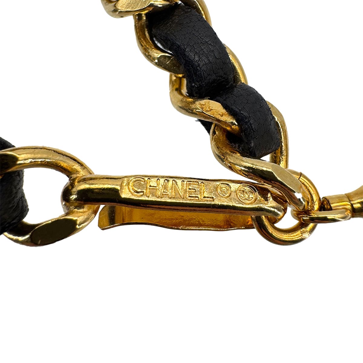 Luxury Promise Japan VINTAGE CHANEL CHAIN BELT LEATHER COCOMARK ACCESSORY 90314396