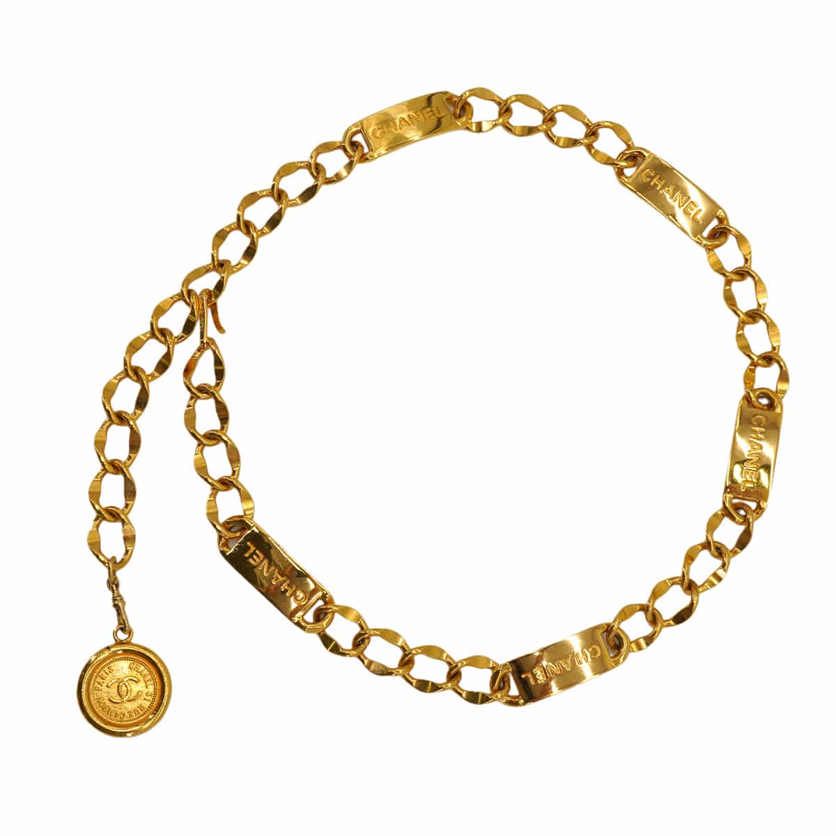 Luxury Promise Japan VINTAGE CHANEL CHAIN BELT LOGO ACCESSORY 90326636